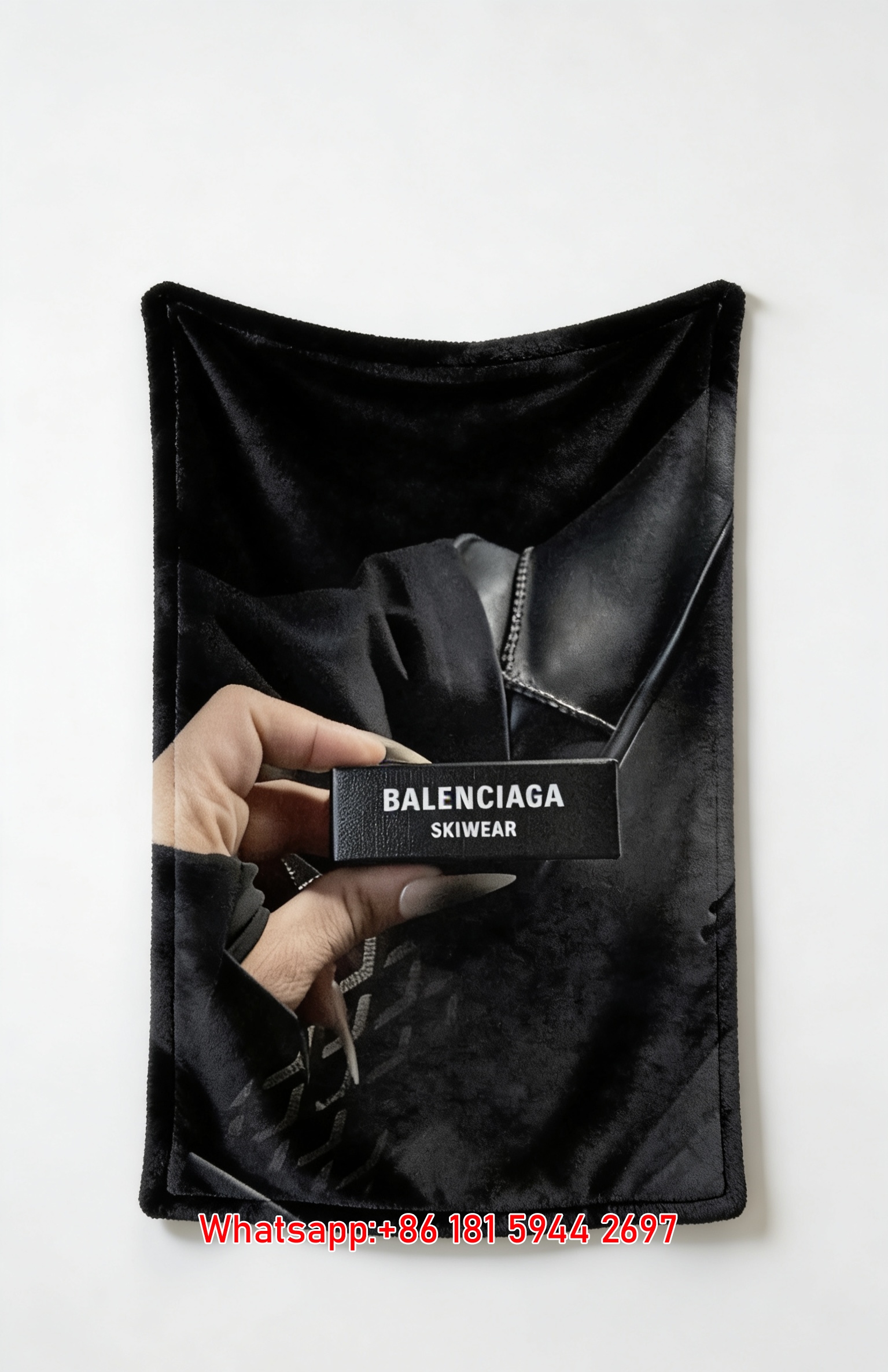 Balenciaga Skiwear Print Flannel Sofa Throw Blanket Premium Couch Cover BA371